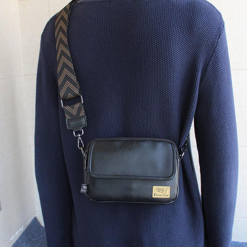 

Мужская ретро кожаная сумка кроссбоди 2024: Повседневная, Модная, Молодежная сумка-мессенджер через плечо