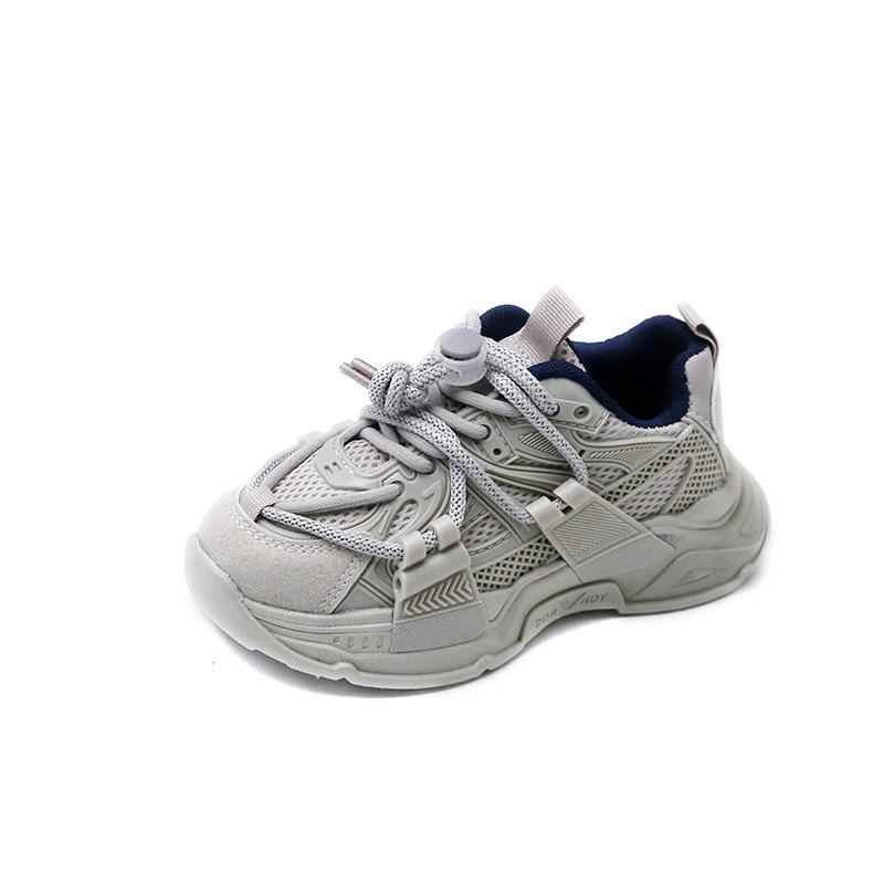 Children's Sports Shoes Spring and Autumn New Girls' Dad Shoes Breathable Mesh Casual Versatile Boys' Running Shoes Tide