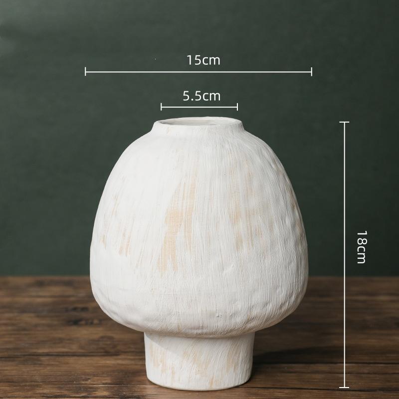 Keramikvase Handgefertigt Grobkeramik Blumenvase Keramik Handwerk Blumenarrangement Zubehör Heimdekoration