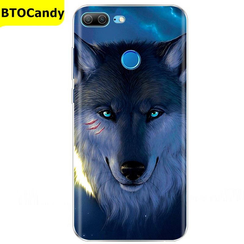 Etui For Honor 9 Lite Etui Kwiat Miękki Silikon Couqe Etui na Telefon Huawei Honor 9 Lite Etui Na Tył Honor9 9lite Coque Funda