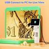 Microscope with 2.8 Inch Screen Handheld Microscope Camera 1080P HD Portable Handheld Magnifying Glass Educational Science