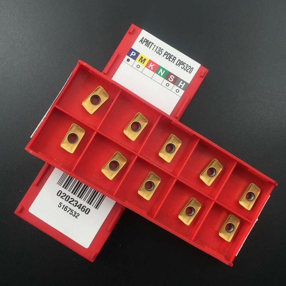 10 Stück APMT1135PDER DP5320 Fräser-Einsatz Hartmetalleinsatz für Stahl BAP 300R