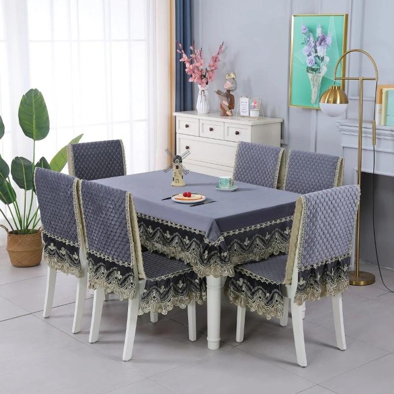 Темпераментная кружевная кромка с хлопковой скатертью — фото 3