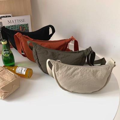 Modische lässige Damen-Umhängetasche, vielseitige Schultertasche, leichte Nylon-Knödeltasche