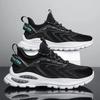 Men's shoes running shoes flying woven mesh breathable trendy shoes men's casual sports shoes dad shoes breathable and comfortable