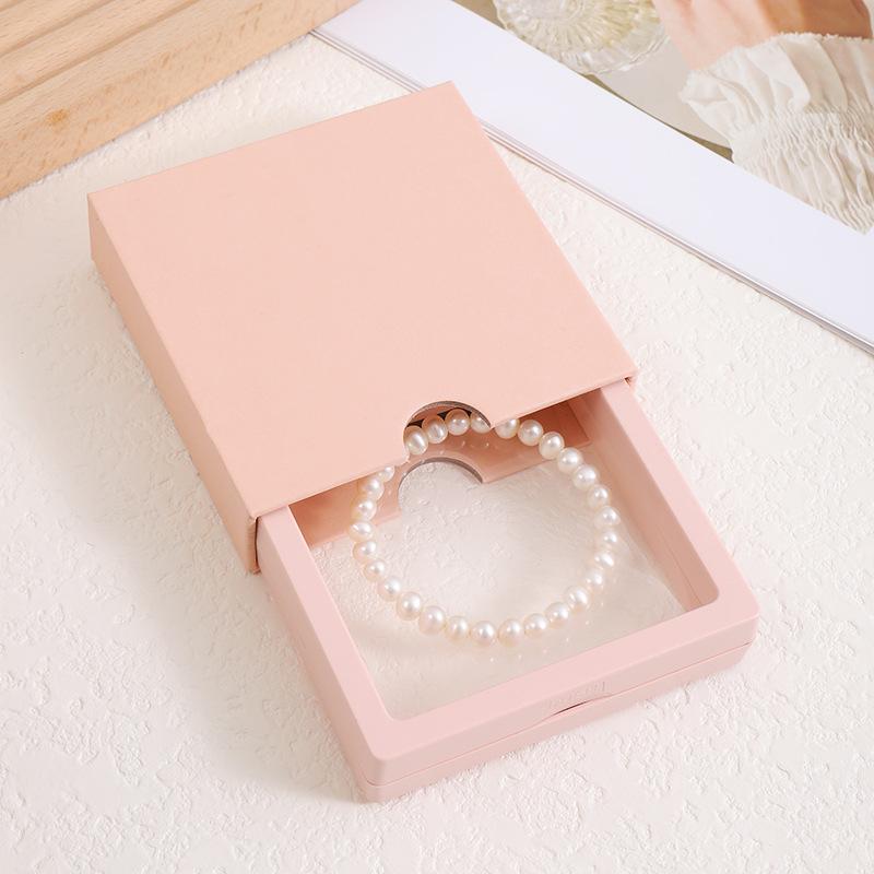 Transparente schwebende Display-Boxen Elastische PE-Folie Schmuckverpackungsbox Schmuck Halskette Ring Dichtungs-Antioxidans Sammlerstück Aufbewahrungsbox 10 Stück