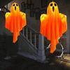 1-3Pcs Halloween Hanging LED Ghost Lights, Spooky Cute Ghost Ornaments, Indoor Bedroom Wall Decor, Outdoor Party Decorations