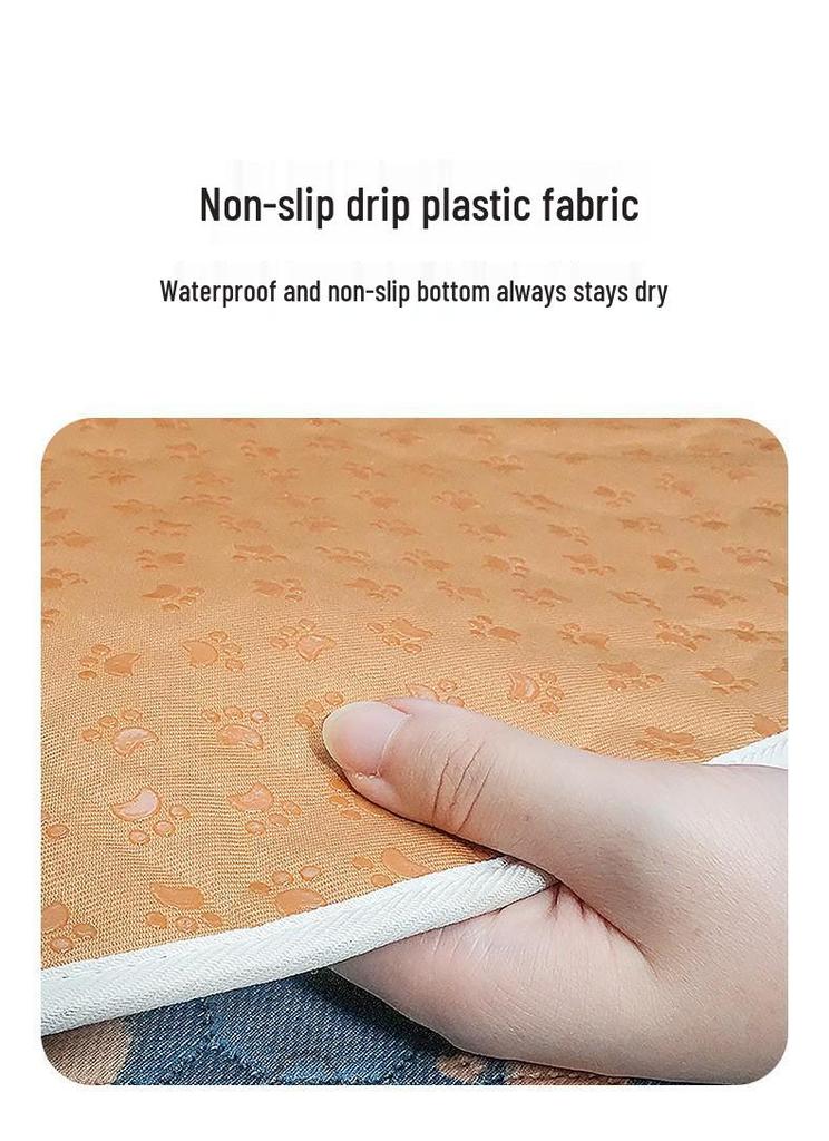 Pet Non-Slip Tear-Resistant Dog Mat - Waterproof for Dog House Use