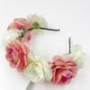 Photo Props Rose Flower Headpiece Bohemian Headwear Fashion Flower Crown  for Women Girls