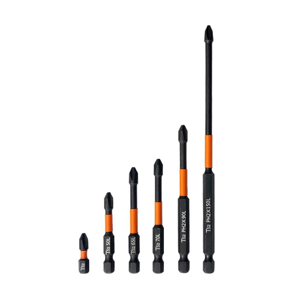 

Screwdriver Bit 5 Pcs 62HRC Alloy Steel Cross Screwdriver 65mm