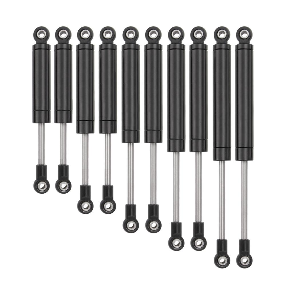 MIBIDAO 4Pcs Metal Shock Absorber 80/90/100/110/120mm Oil Damper For 1/10 Axial SCX10 90046 TRX4 TRX6 D90 D110 RC Crawler Car