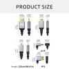 HDTV Port 4K 60Hz Video Cord Coiled Cable Straight/90 Degree Male To Male Connector Line for Projector Display