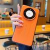 Luxury Suture Pattern Matte PU Leather Metal Lens Back Case for Huawei Mate 80 Pro Max / 60 70 80 Pro / Pro+ Shockproof Cover