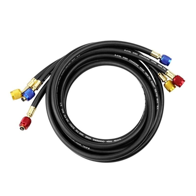 Multifunktions-Kältemittelschlauch Klimaanlagen-Kältemittel-Füllschläuche Geeignet für verschiedene Kühlgeräte