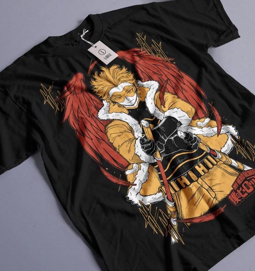 My Hero Academia Anime Wing Hero Hawks Keigo Takami TShirt Unisexga All Size S