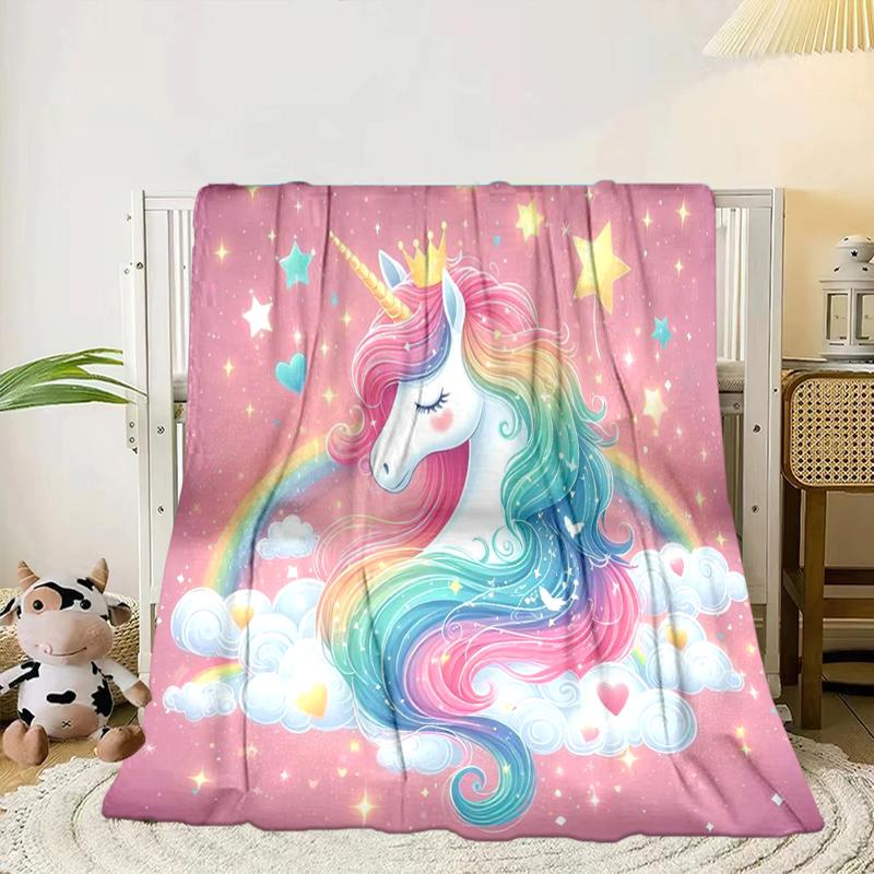 Magical Unicorn Fantasy Blanket Flannel Blanket Throw Blanket Sofa Cover Blanket Soft Premium Blanket Picnic Blanket Tv Blanket Gifts