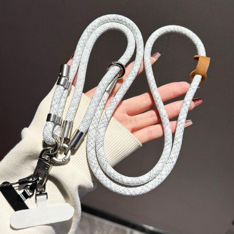 Adjustable Multifunctional Crossbody Mobile Phone Lanyard: High-End Three-in-One Anti-Lost Travel Necklace Strap