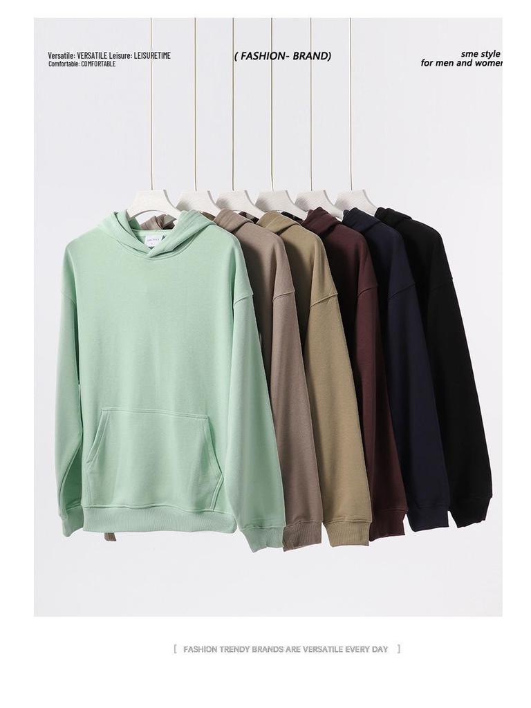 Men's & Women's Autumn/Winter 380g Combed Cotton Heavyweight Drop Shoulder Hoodie