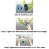 Door PingPong Game Hanging Table Tennis Trainer with Racket and Balls Portable Table Tennis Exerciser Self Workout Set