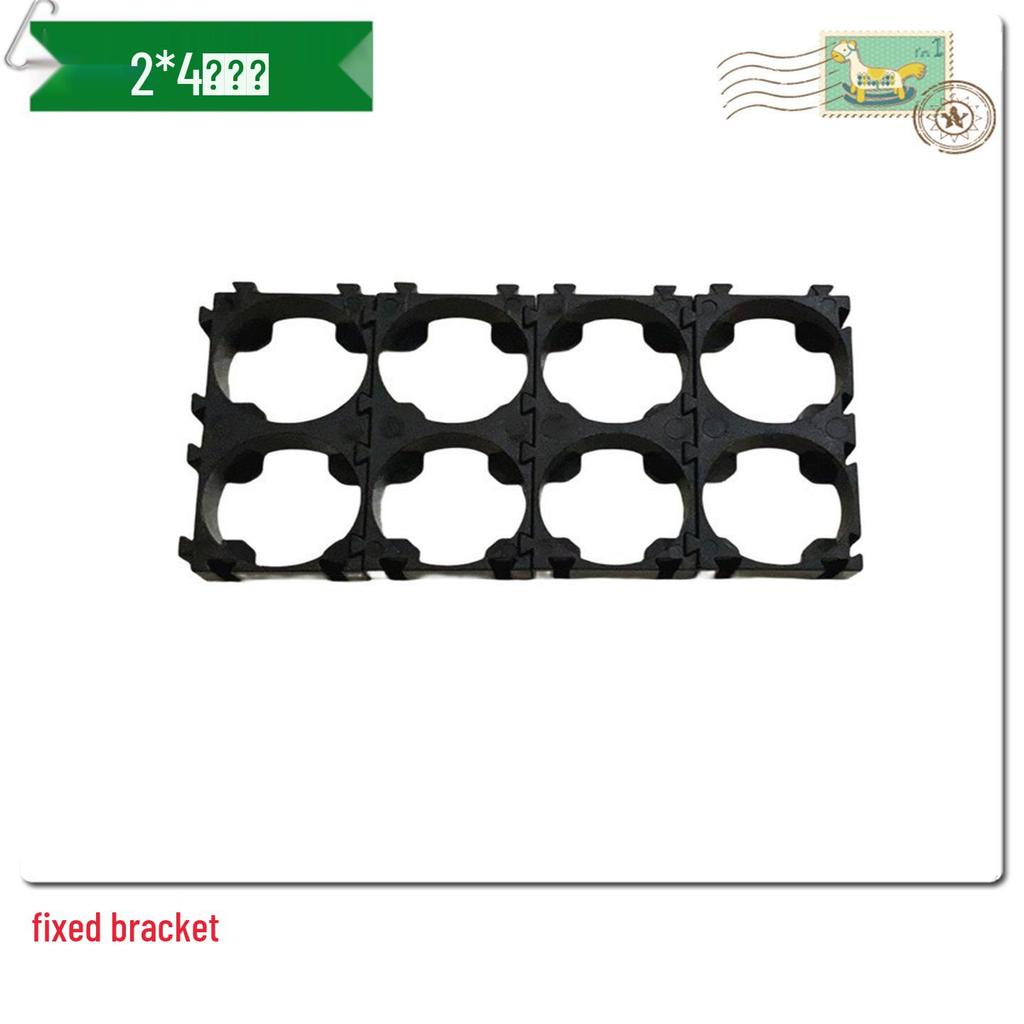 18650 Lithium Battery Pack Bracket for 1-6 Cells, 18.4mm Holes