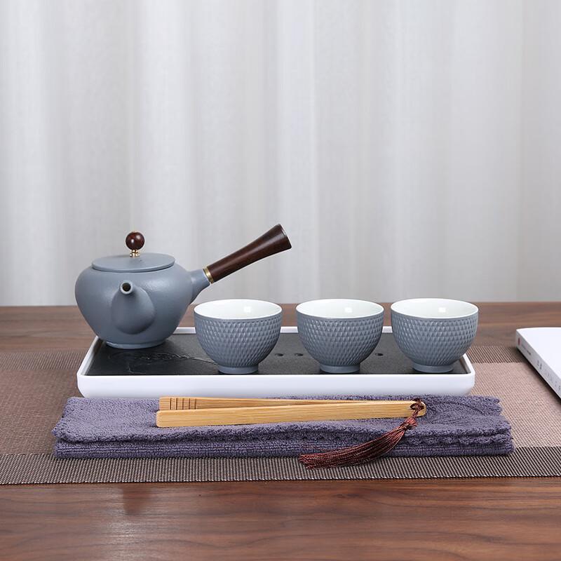 Chaxun Stone Glaze Ceramic Travel Tea Set