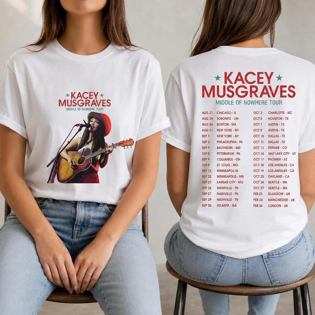 2026 Kacey Musgraves Tour Two Sided T-Shirt
