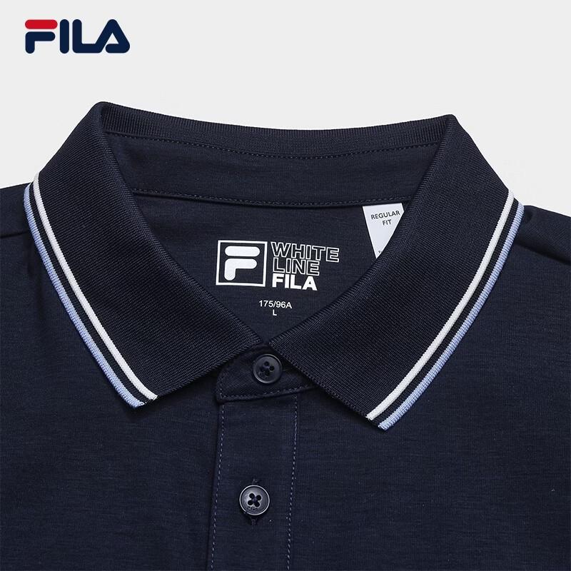 Fila Men's Elite Knit Short Sleeve Polo Shirt