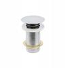 Hydroland Round Click-Clack Overflow Plug, Silver, 1 Pc