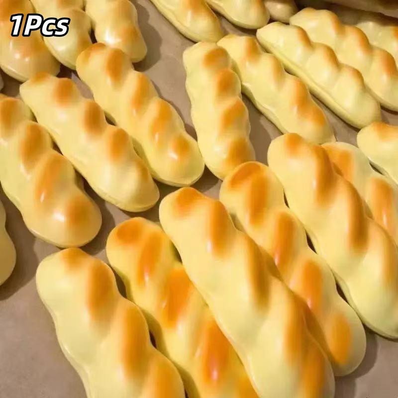 Anxiety Relief Slow Rebound Toy 1Pcs Fun Croissant Cat Paw Fried Dough Stick Squishy Squeeze Toy for Home Office Relax Gift