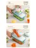Stainless Steel Multifunctional Kitchen Grater & Slicer with Hand Protector