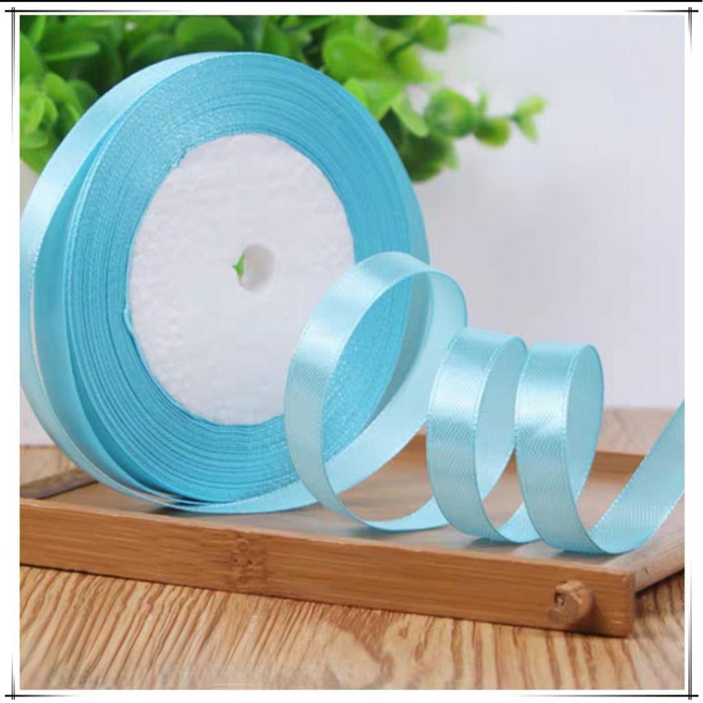 Wholesale 22 Meter/roll Stain Ribbon 1CM Polyester Ribbon for Gift Packing Wedding Party Decoration DIY Handmade Craft Supplies