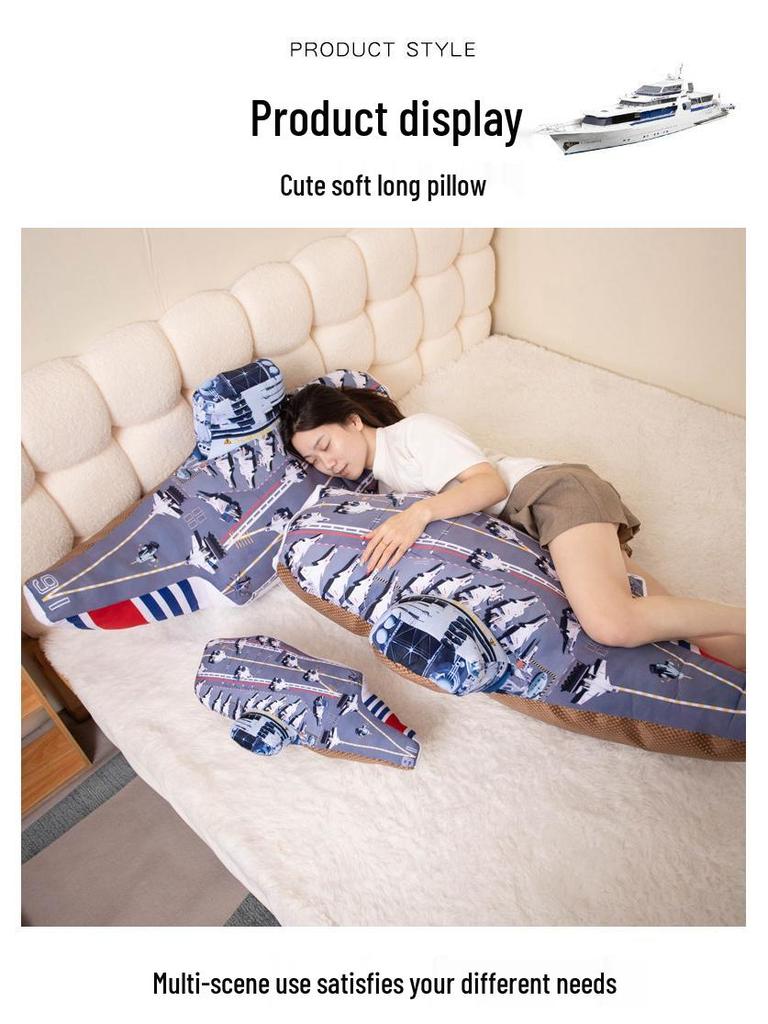 Uçak Peluş Uyku Yastığı ve Battaniye Seti - Ofis veya Ev Yastığı