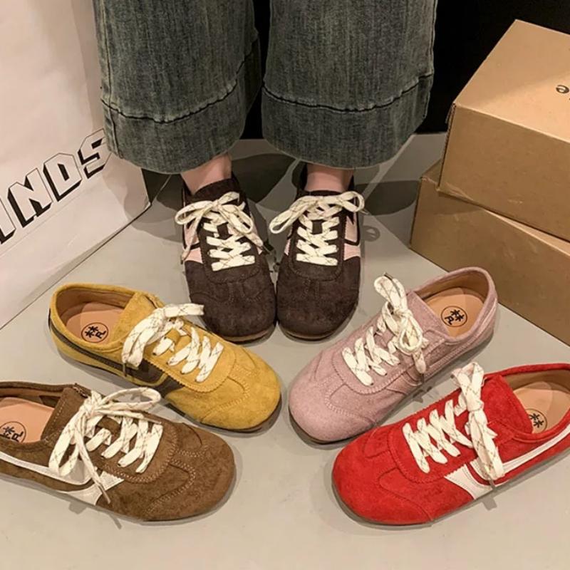 

German Training Shoes Women s Shoes Casual Sports Shoes Versatile Soft-soled Forrest Gump Shoes and Sneakers 40 жовтий