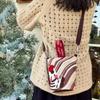 Original bag Korean immediately Ping'an towel embroidered crossbody hand carrying mobile phone bag Lazy style female trend outdoor A