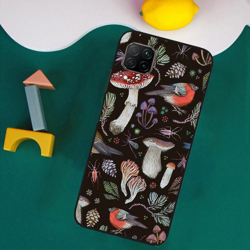 Trippy Mushroom For Huawei Nova 11i 12s 12i 8i 7i Y73 Y70 Y90 Y60 Y72 Y61 Y91 9 10 SE P30 Pro P40 Lite Case