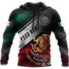 Sweat à capuche mexicain très populaire pour homme Sweat à capuche imprimé 3D Sweat à capuche décontracté pour le commerce extérieur