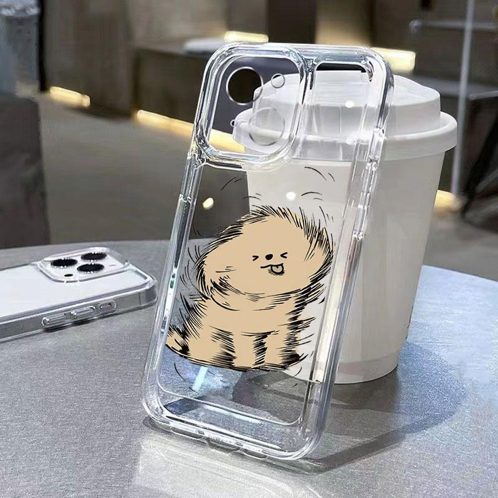 Cute Cat Hydrangea Protective Phone Case For iPhone 17 Air 16 16e 15 13 12 11 Pro Max Pro Plus Soft Anti-Scratch Funda Cover