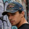 Trendy Baseball Hat With Embroidery Adjustable Strap Design Lightweight Polyester Unisex Sun Protection