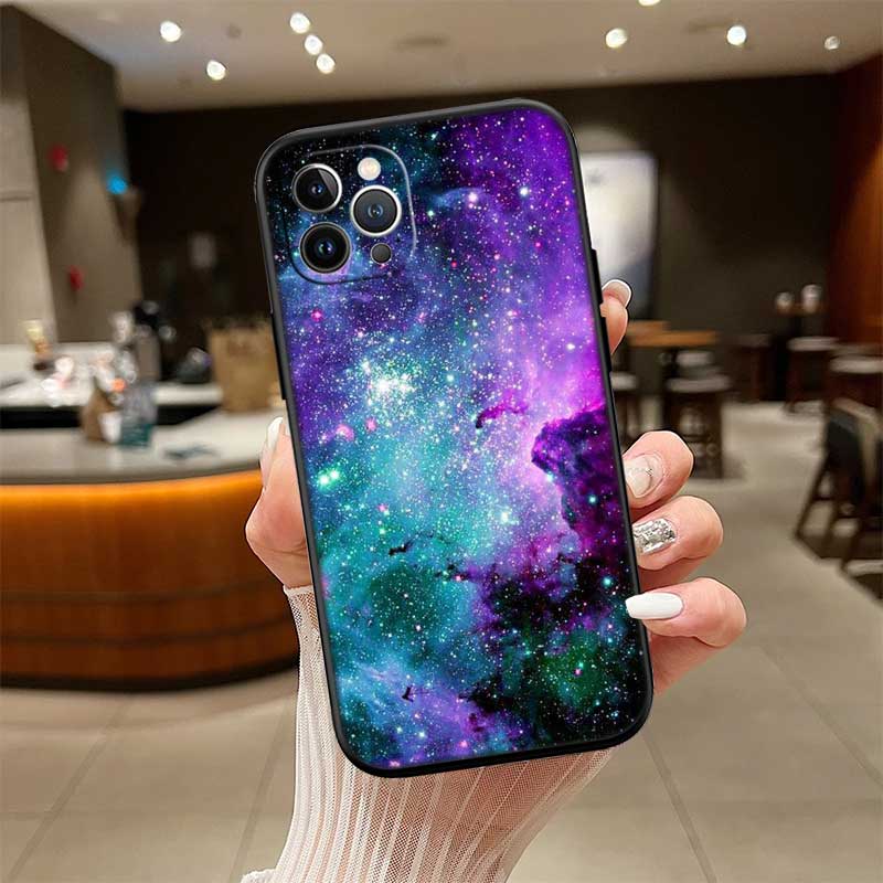 UP43 Purple Space Star New High-End Shell Phone Case for Redmi Note 13 14 Pro+ Plus A3 A3X 13X 13C 13R 14S 14C 14R