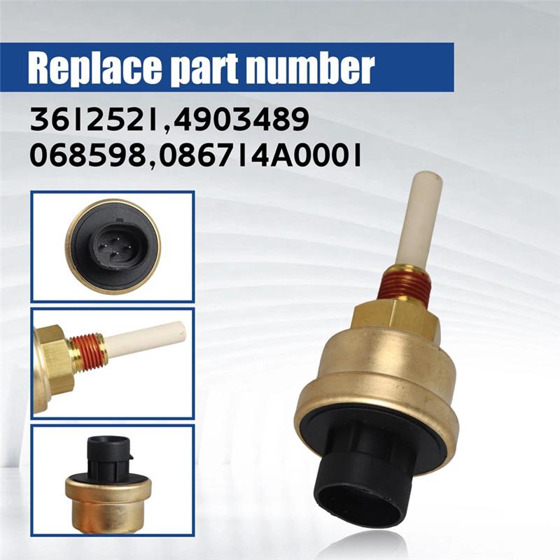 Car Engine Coolant Fluid Level Sensor Fit 4903489 3612521 For Cumm L10 M11 ISM N14 ISX