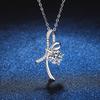 Moissanite Necklace for Woman Wedding Fine Jewely with Certificates Sterling Sliver Plated White Gold Necklace