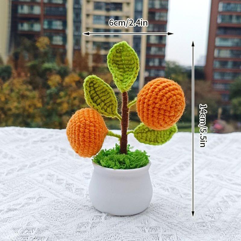 Ručně pletený vánoční stromek Hotové háčkované ozdoby Kreativní vánoční dárek pro ženy Vánoční dekorace navidad Potřeby