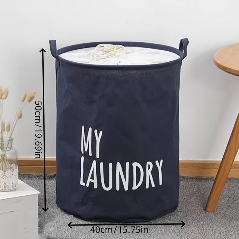 1pc/Household Laundry Basket, Large Capacity, Foldable Dirty Clothes Storage Basket, Dormitory Clothing Storage Basket