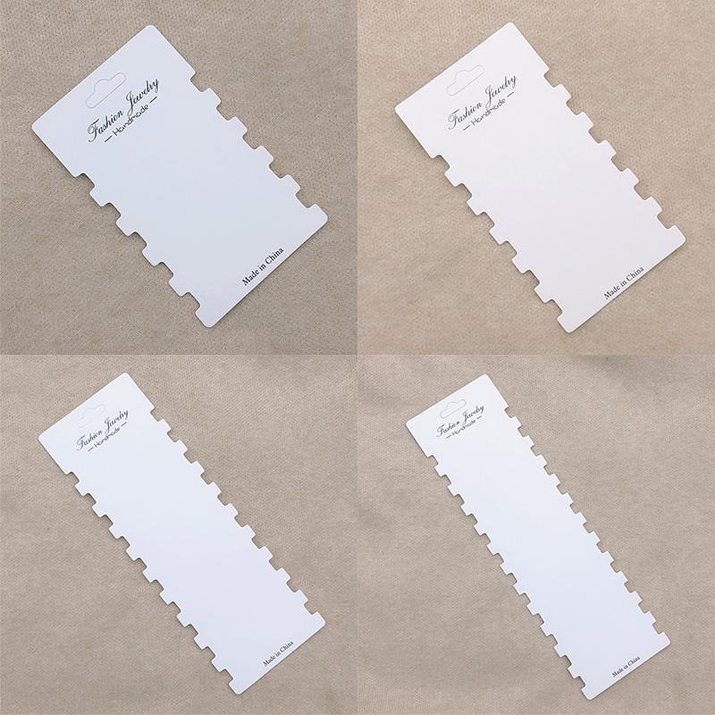 50Pcs Hair Ring Display Cards Cardboard Hair Accessories Packaging Tag Card Hairband Hairpins Display Retail Price Tags Label