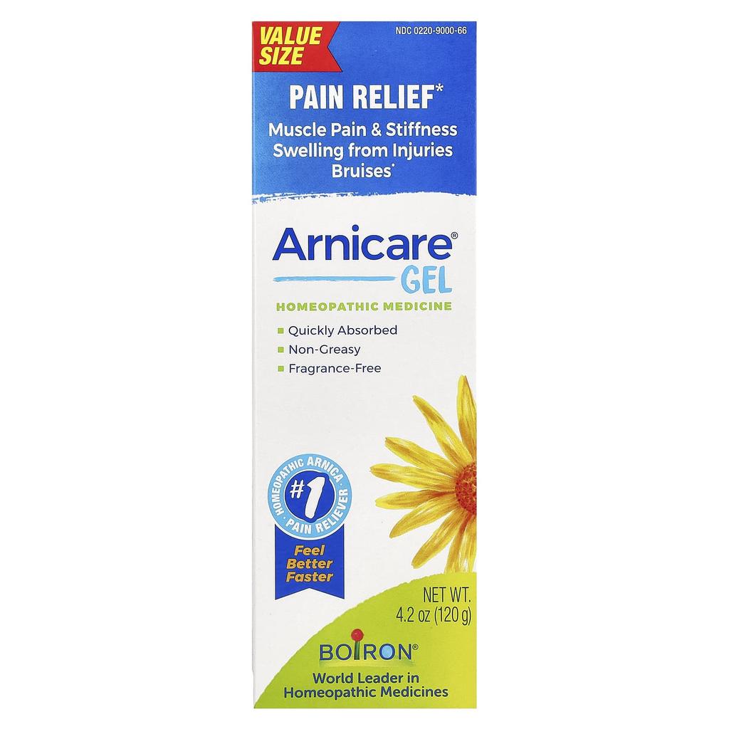 BOIRON Arnicare Gel, Pain Relief, Fragrance-Free, 4.2 Oz (120 G)