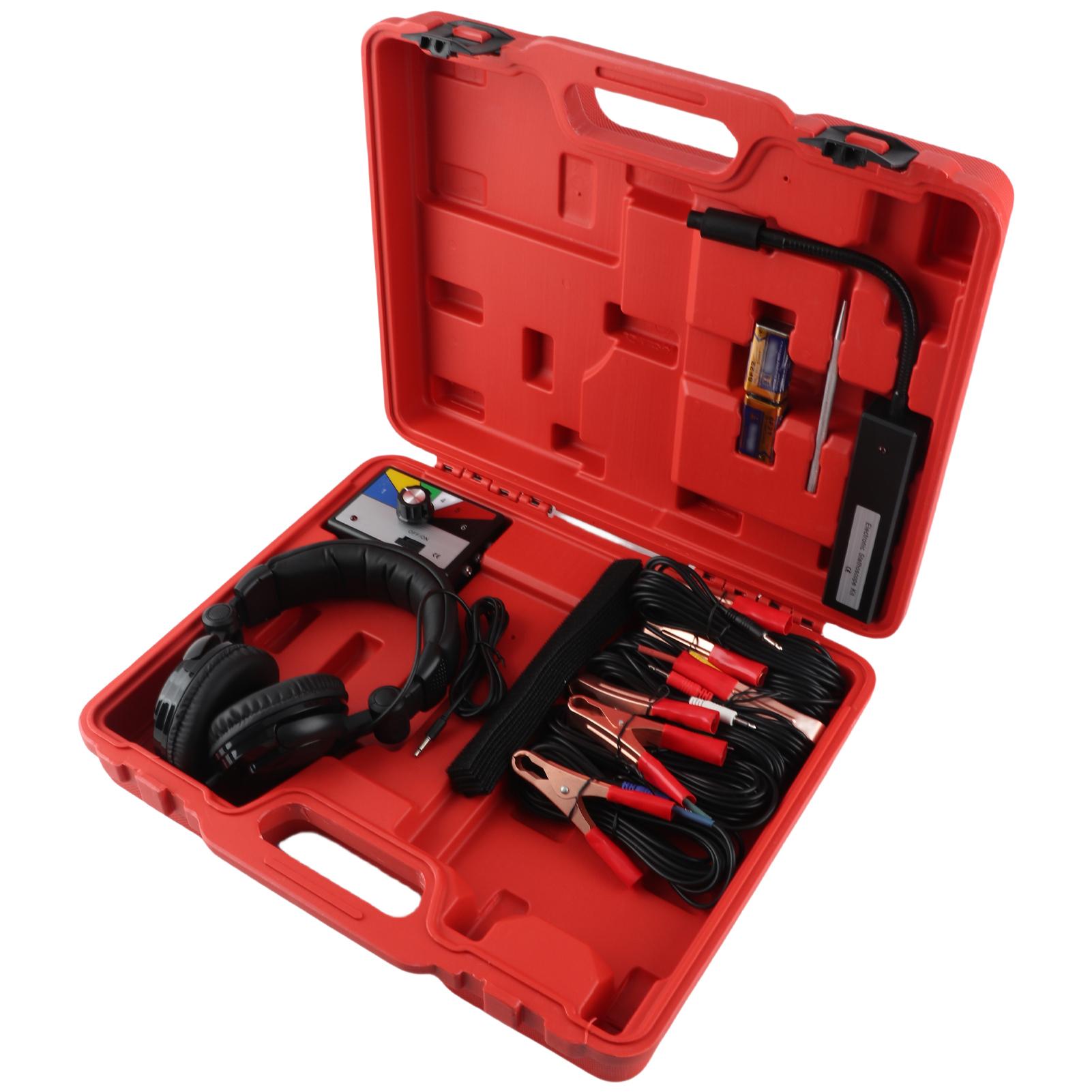 Shoemst Unisex Chassis System Electronic Diagnostic Kits 6Ch Automobile Engine Chassis Transmission Abnormal Noise Tester Detection