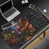 XXL Table Natural Rubber Carpet Large Game Non-slip Mousepad Pixel Sence Cute Mousepad Gamer Street Art Desk Mat For PC Keyboard