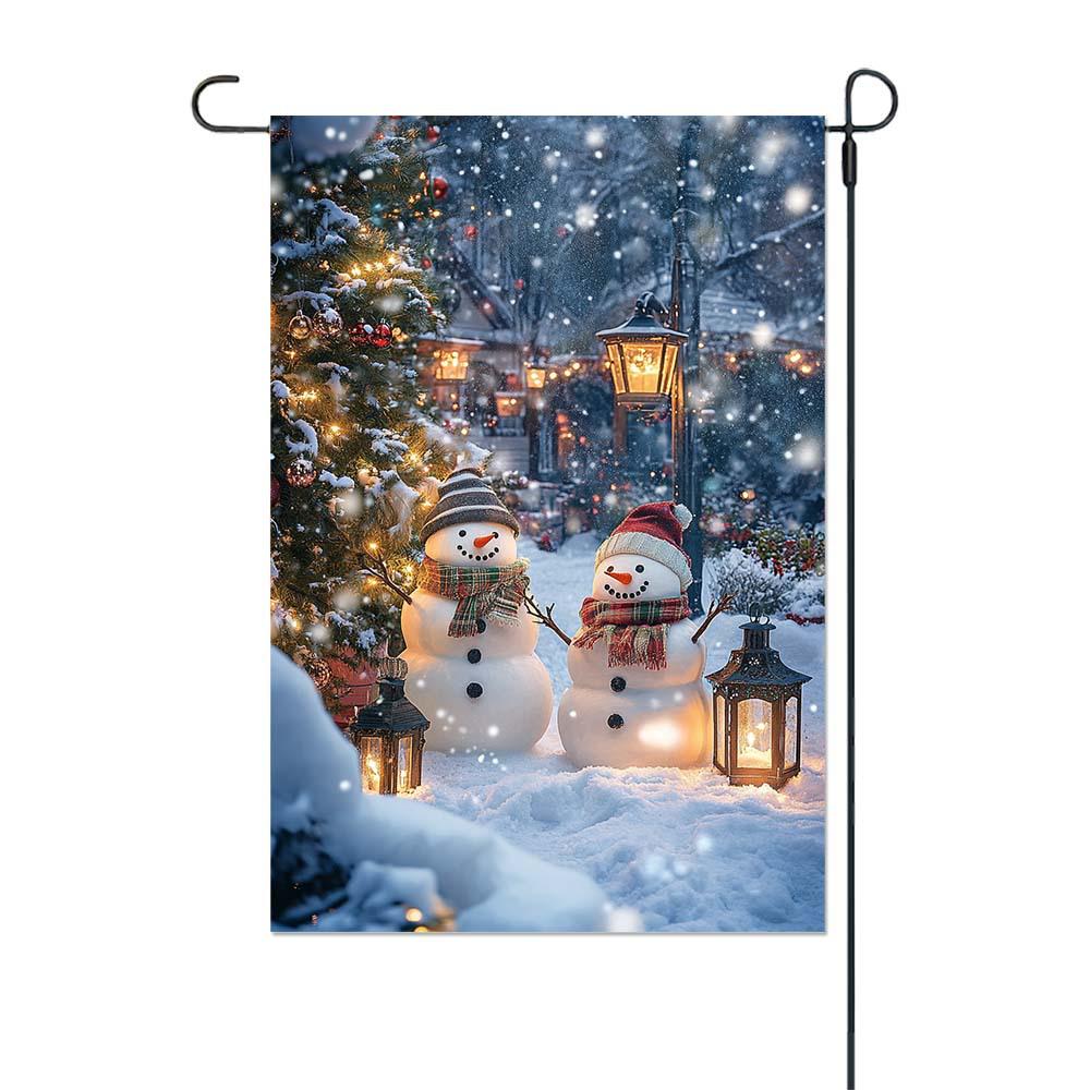 Christmas Courtyard and Garden Party Decoration Flag