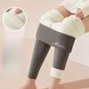 Winter Leggings Fleece Lined Thick Women Outdoor Wear Cotton Pants Self Heating High Waist Tight Sherpa Warm Trousers