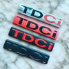 ABAB1 1PC 3d Metal TDCi Logo Car Rear Trunk Sticker Front Grille Badge Emblem for MK3 MK2 TDCi Accessories